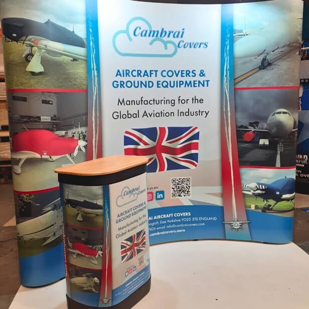 An image of the Cambrai Covers signage.